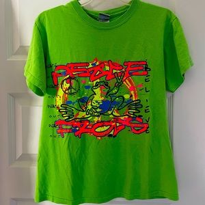 Peace Frog 80’s Inspired t shirt